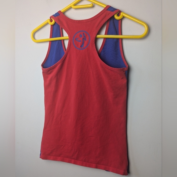 ZUMBA WE AR Tank Top Women Bleu And Red No Size (Looks Like Medium) - Picture 5 of 9